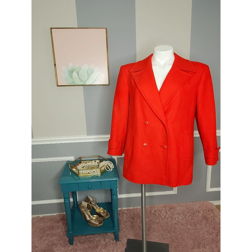 Pendleton Coat, Pea Coat Women, Short Wool Coat